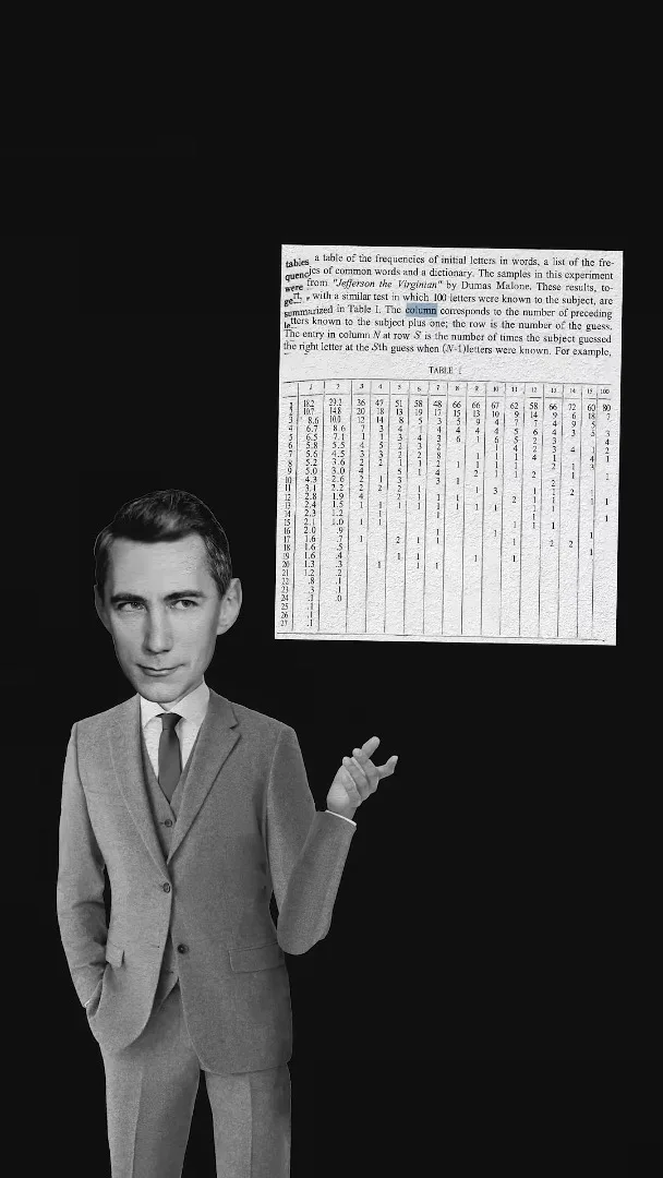 Shannon’s entropy estimate