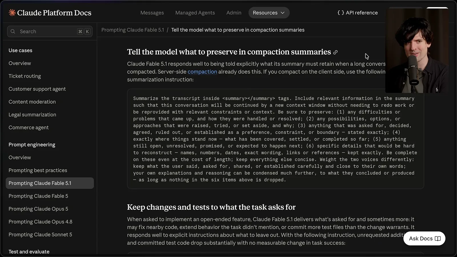 Compaction and scope