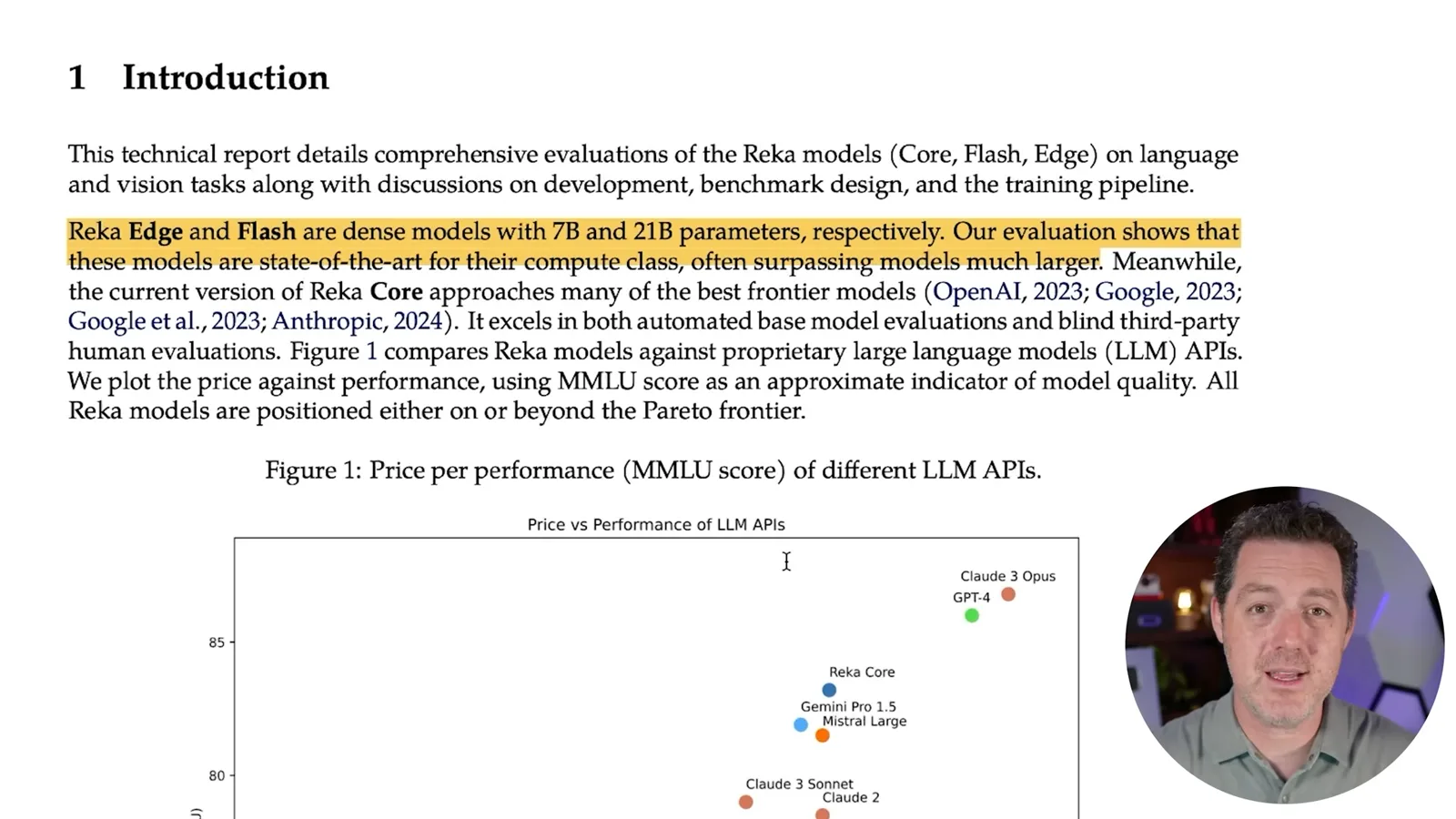 Model size and price-performance discussion