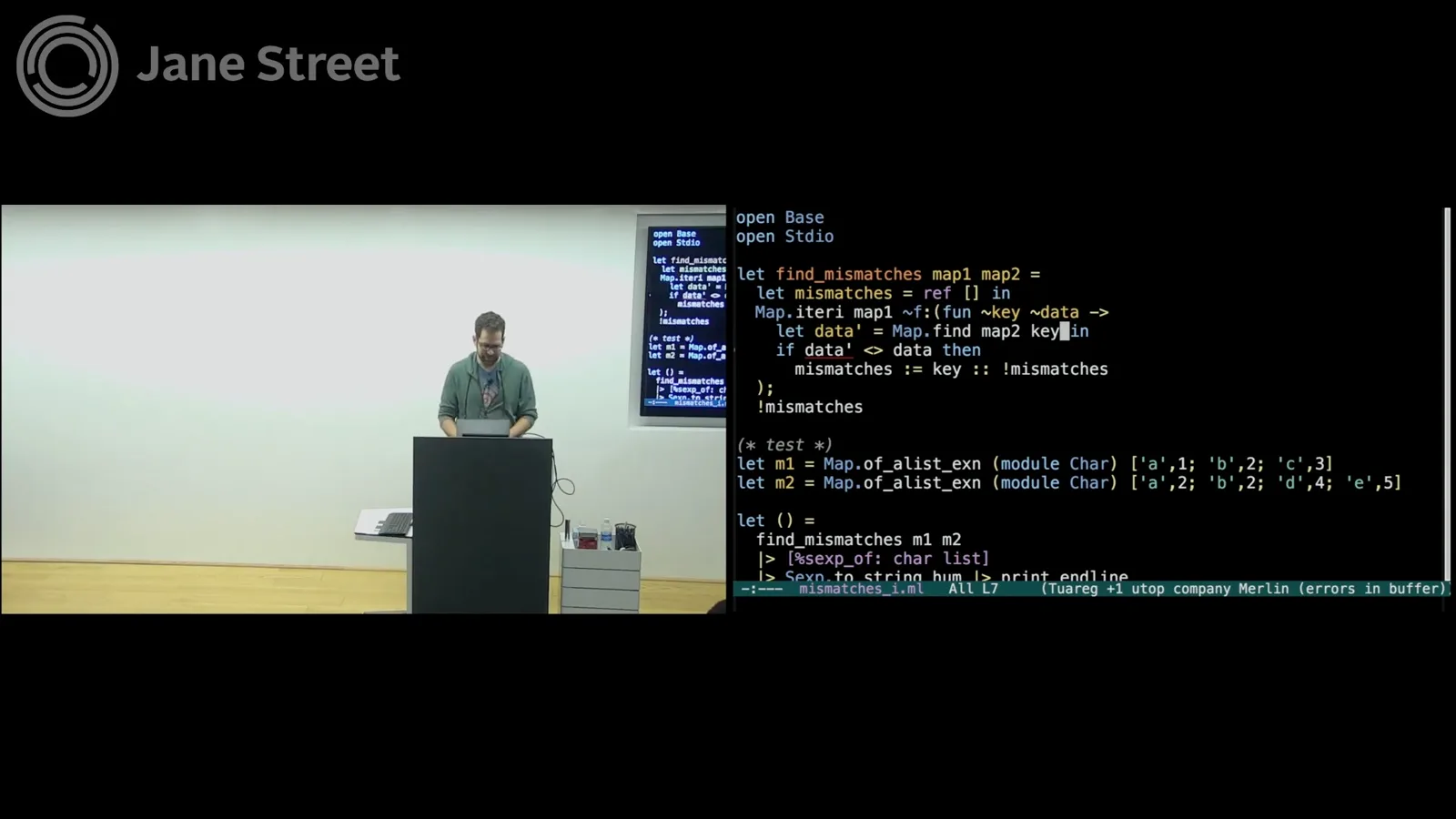 An OCaml map lookup