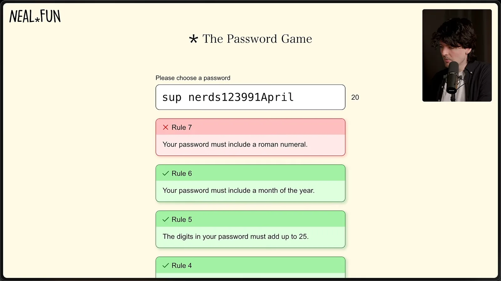 The Password Game