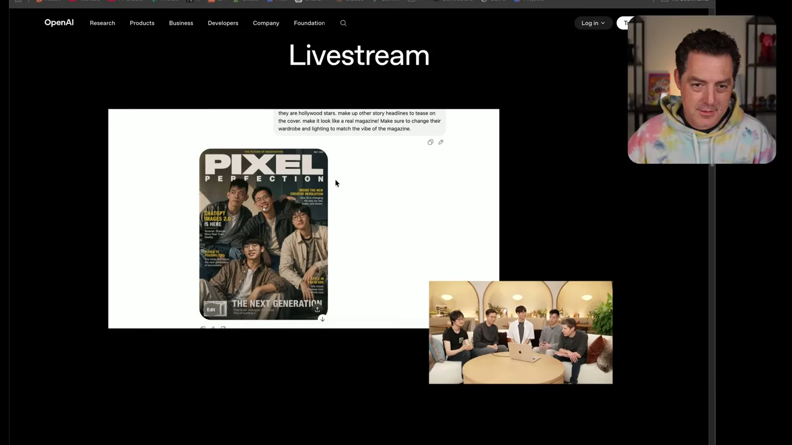 OpenAI’s magazine-cover demonstration