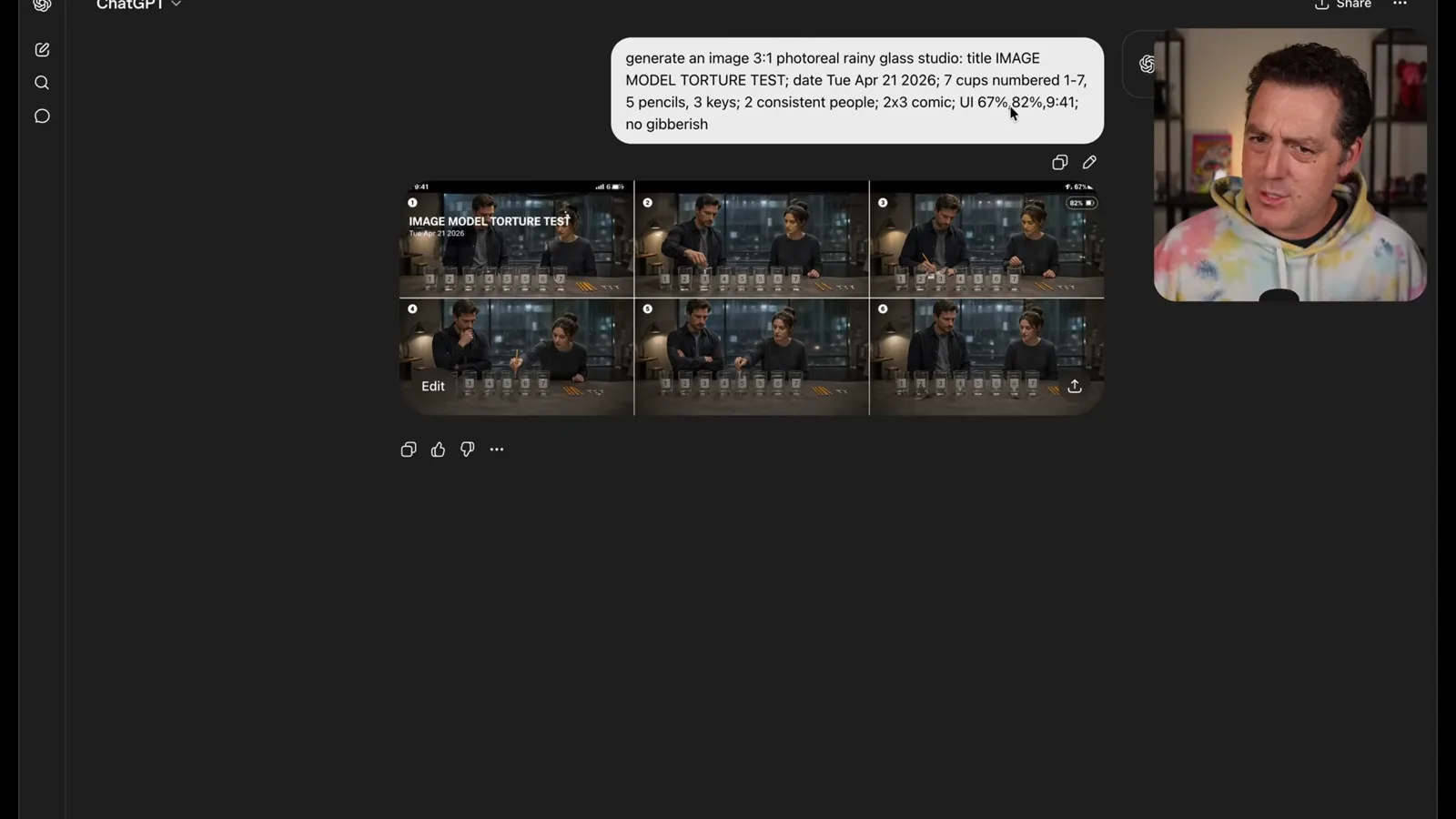 A multi-constraint image test