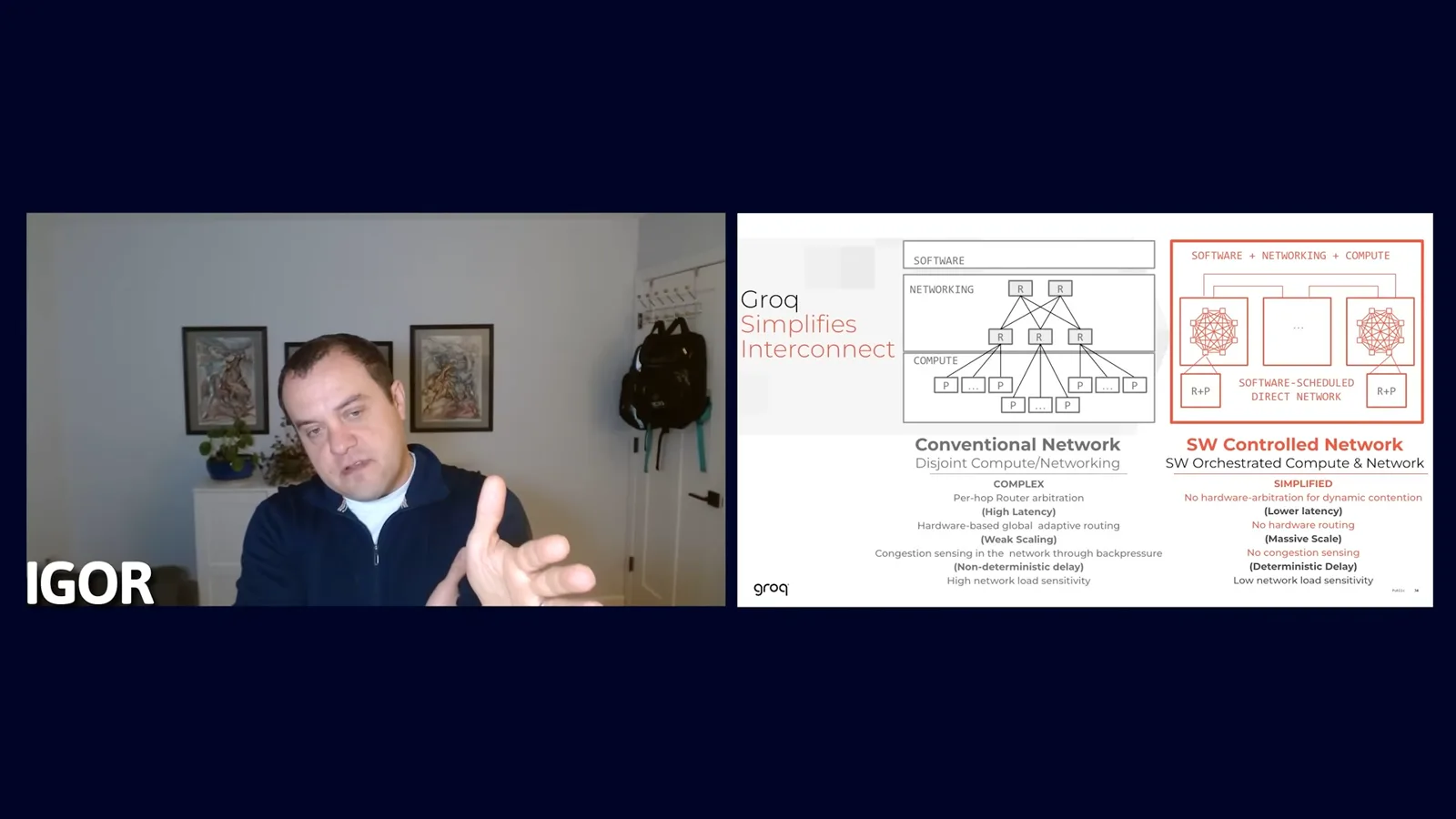 Conventional and scheduled networks