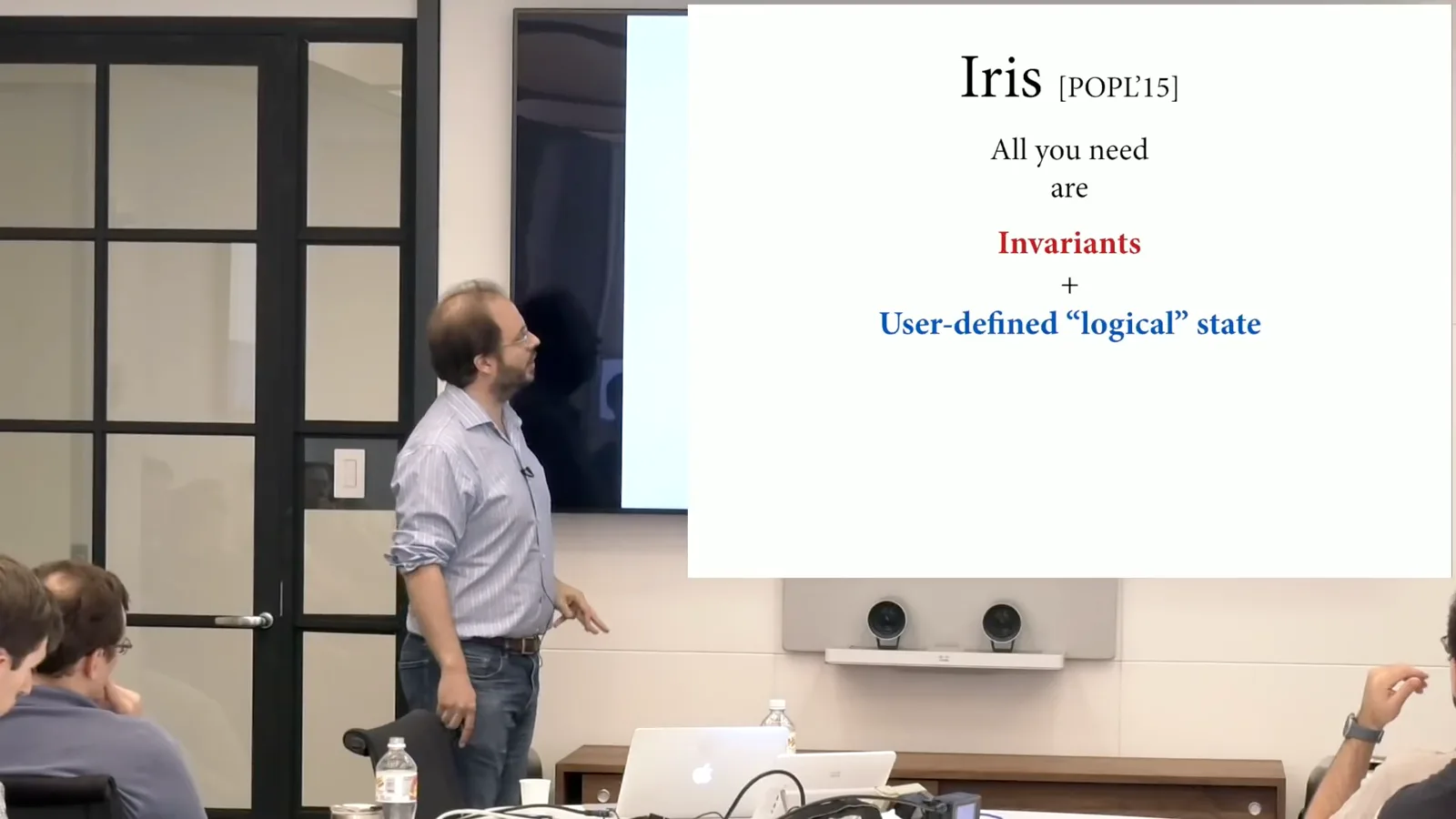 Iris: invariants and logical state