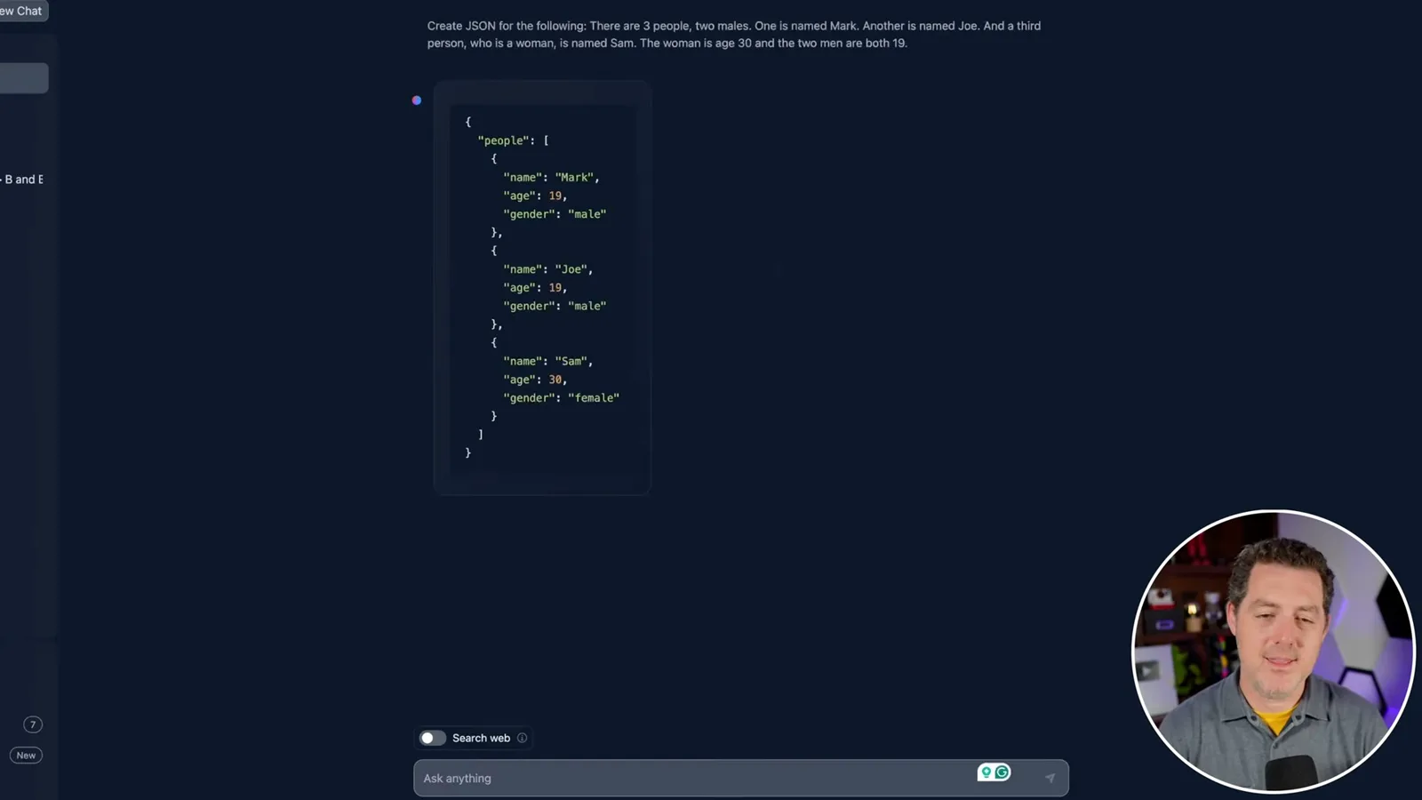 The hosted JSON retest