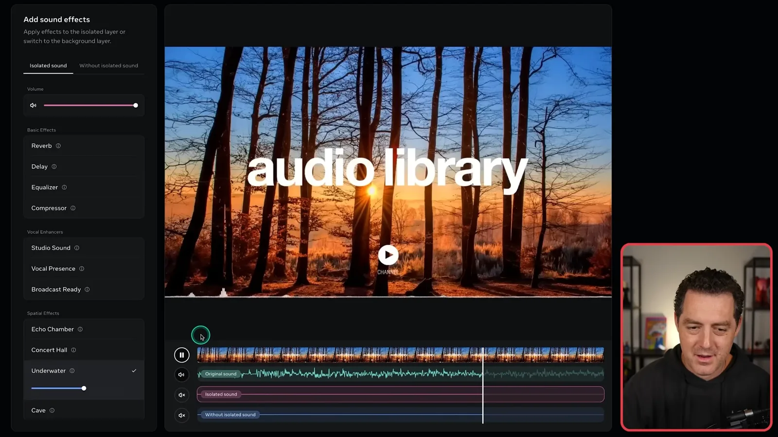 Effects on a music clip