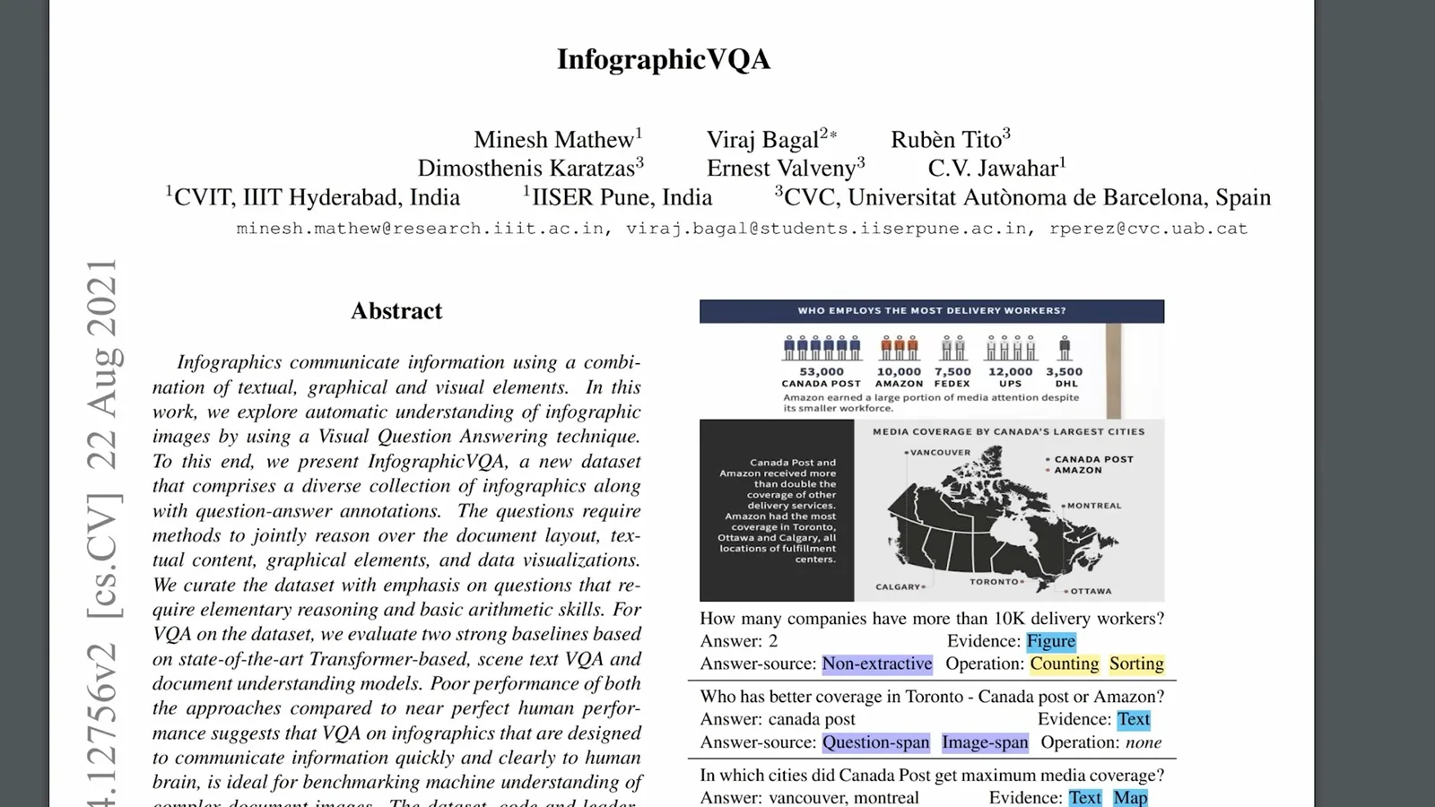 InfographicVQA example