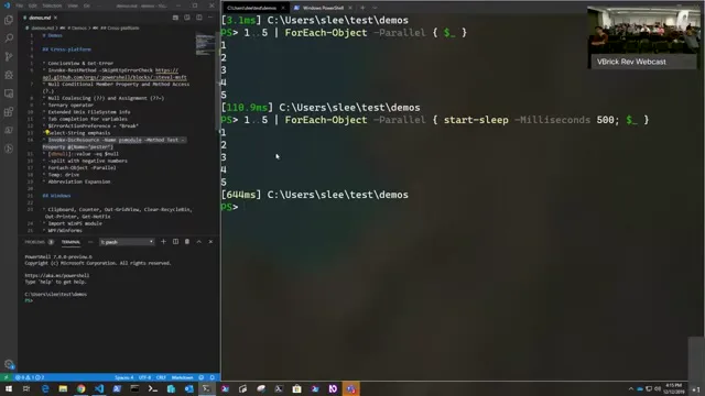 Parallel iteration demonstration