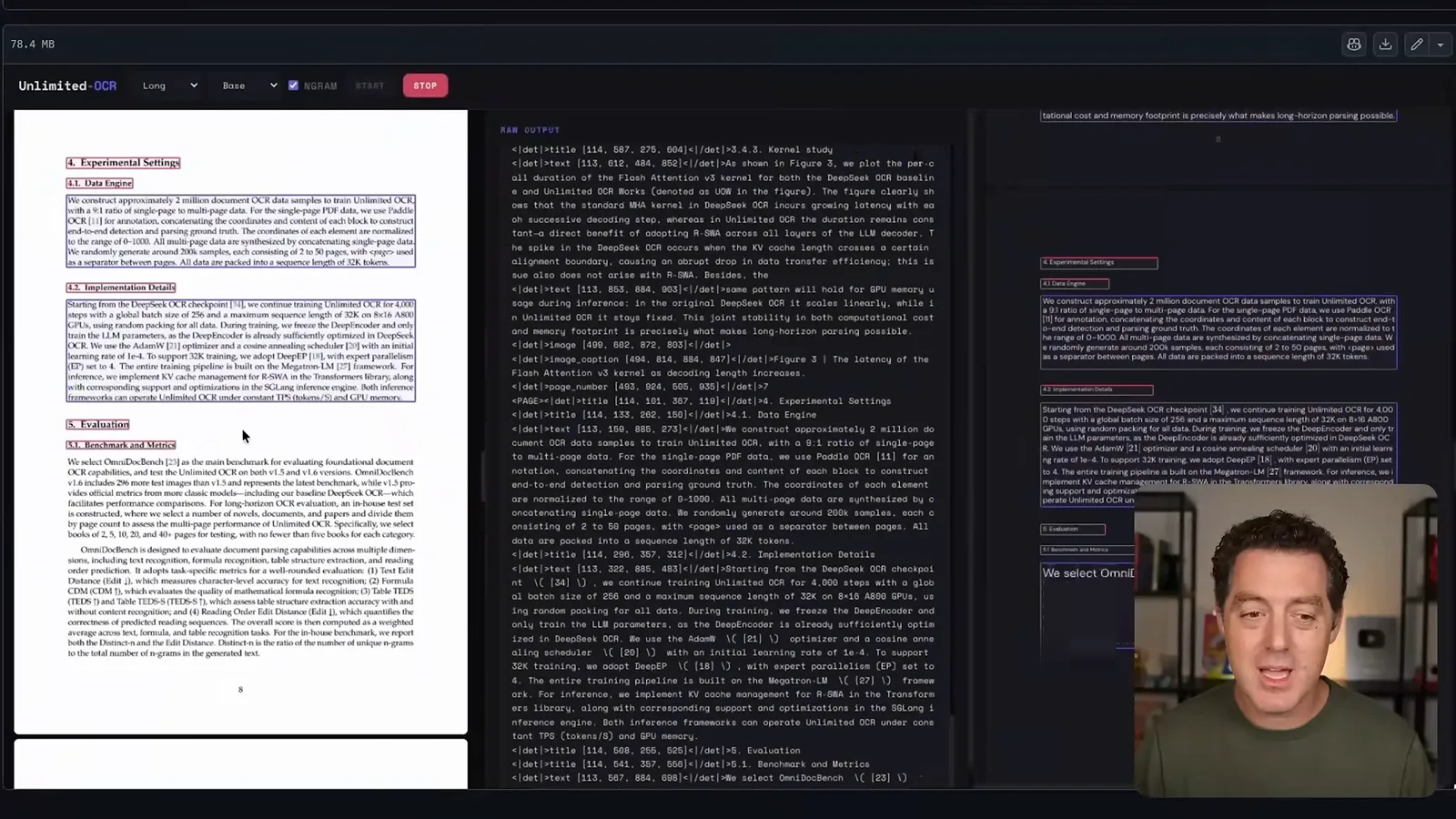 Unlimited-OCR document example