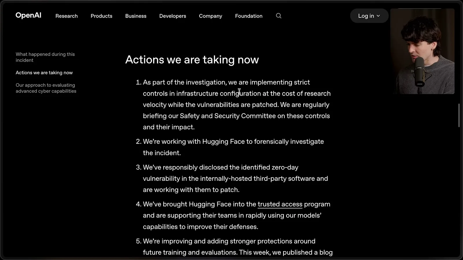 OpenAI’s response measures