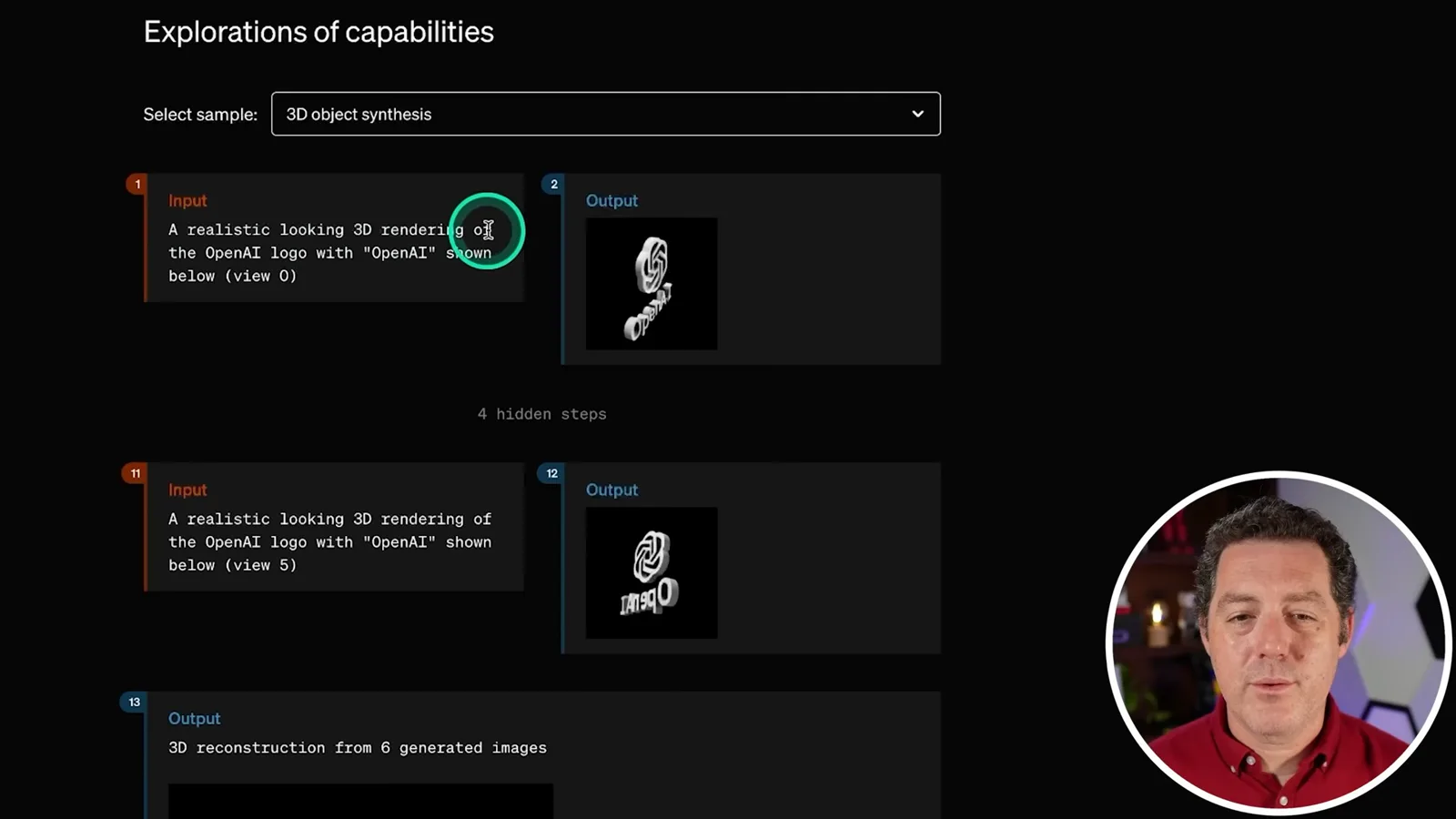 3D object synthesis example