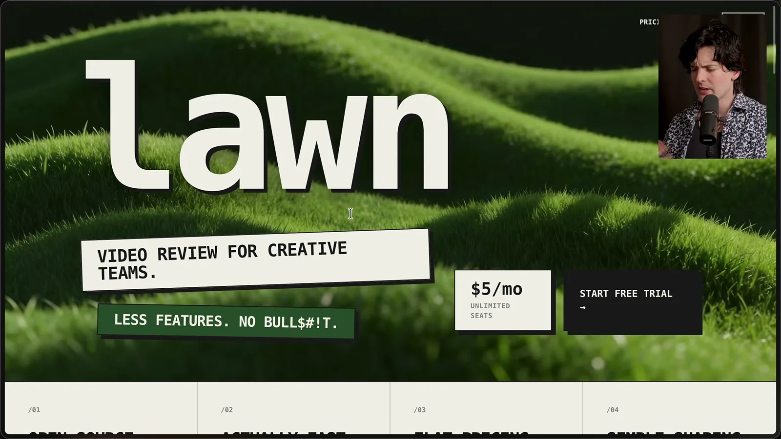 Lawn video review