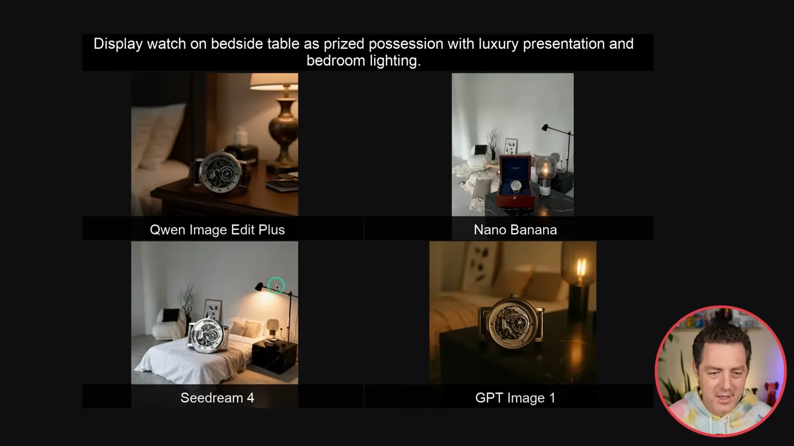 Watch in a bedroom