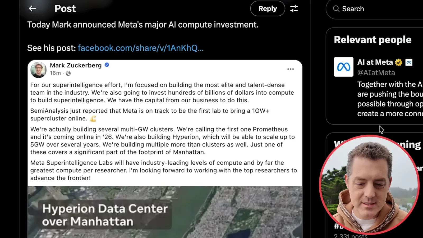 Meta’s announced compute plans