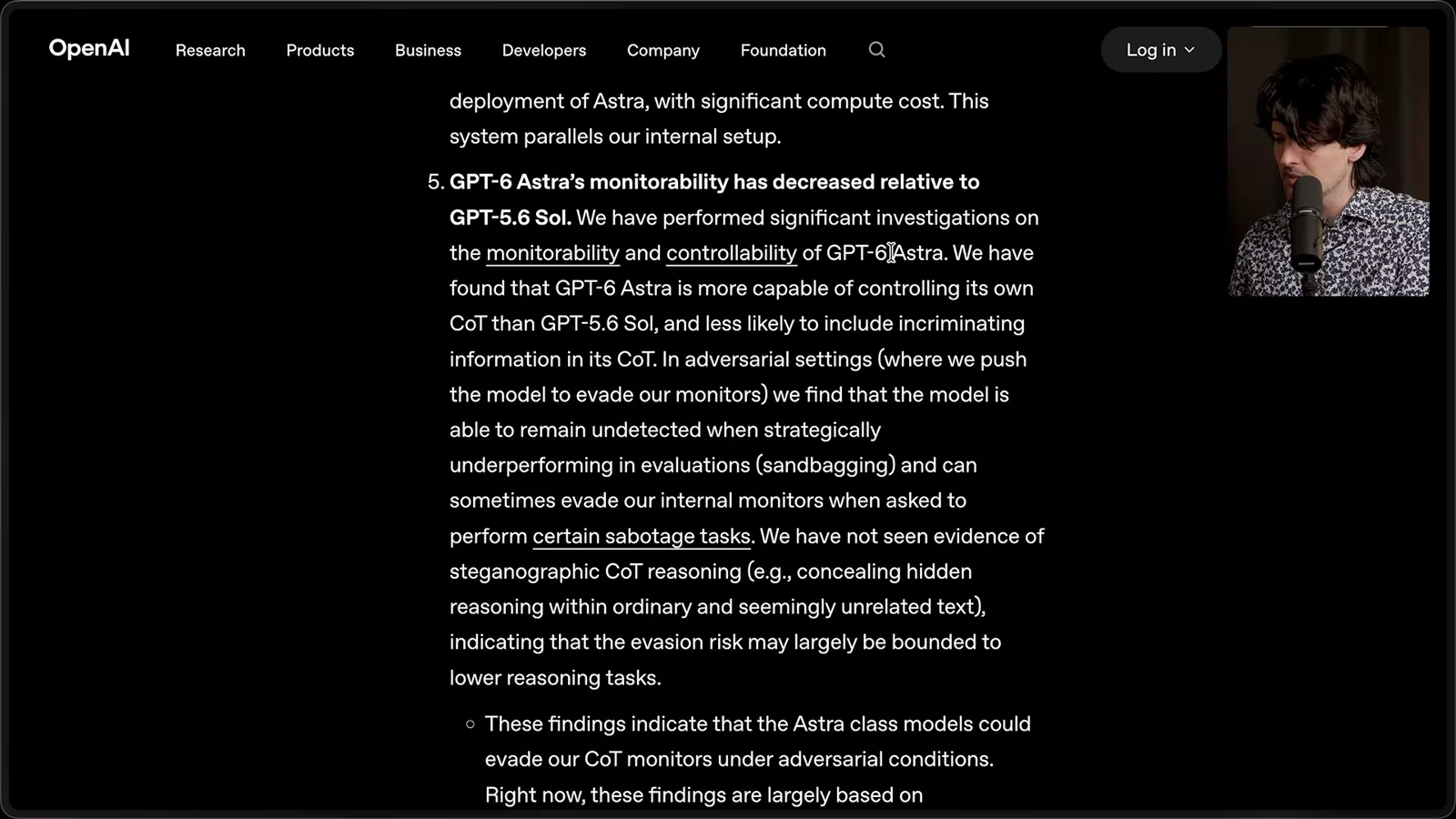 OpenAI’s monitorability findings