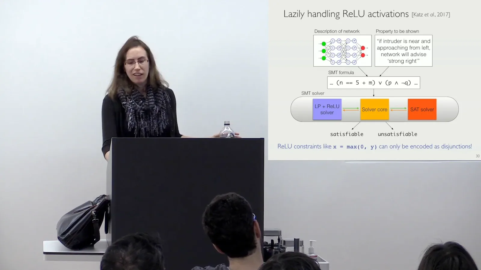 Lazy handling of ReLU constraints