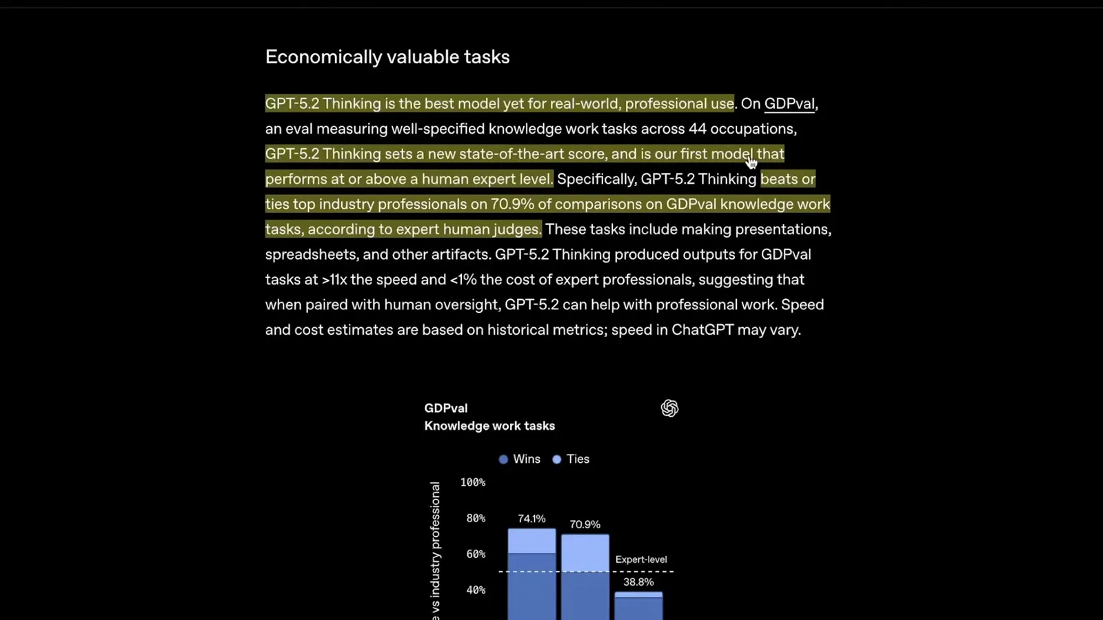 OpenAI’s GDPval claim