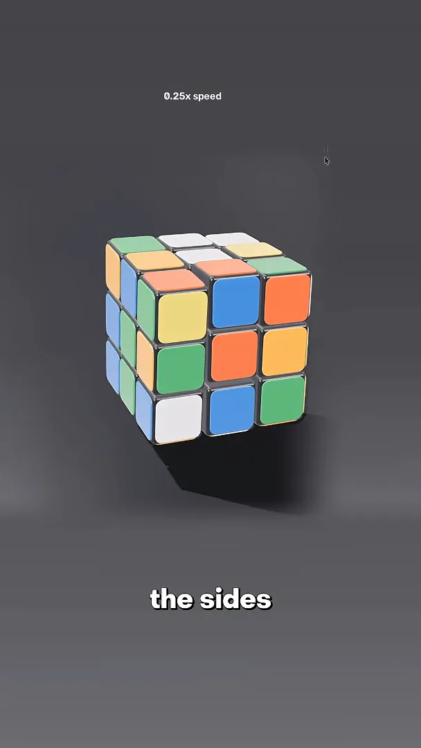 Scrambled cube simulation
