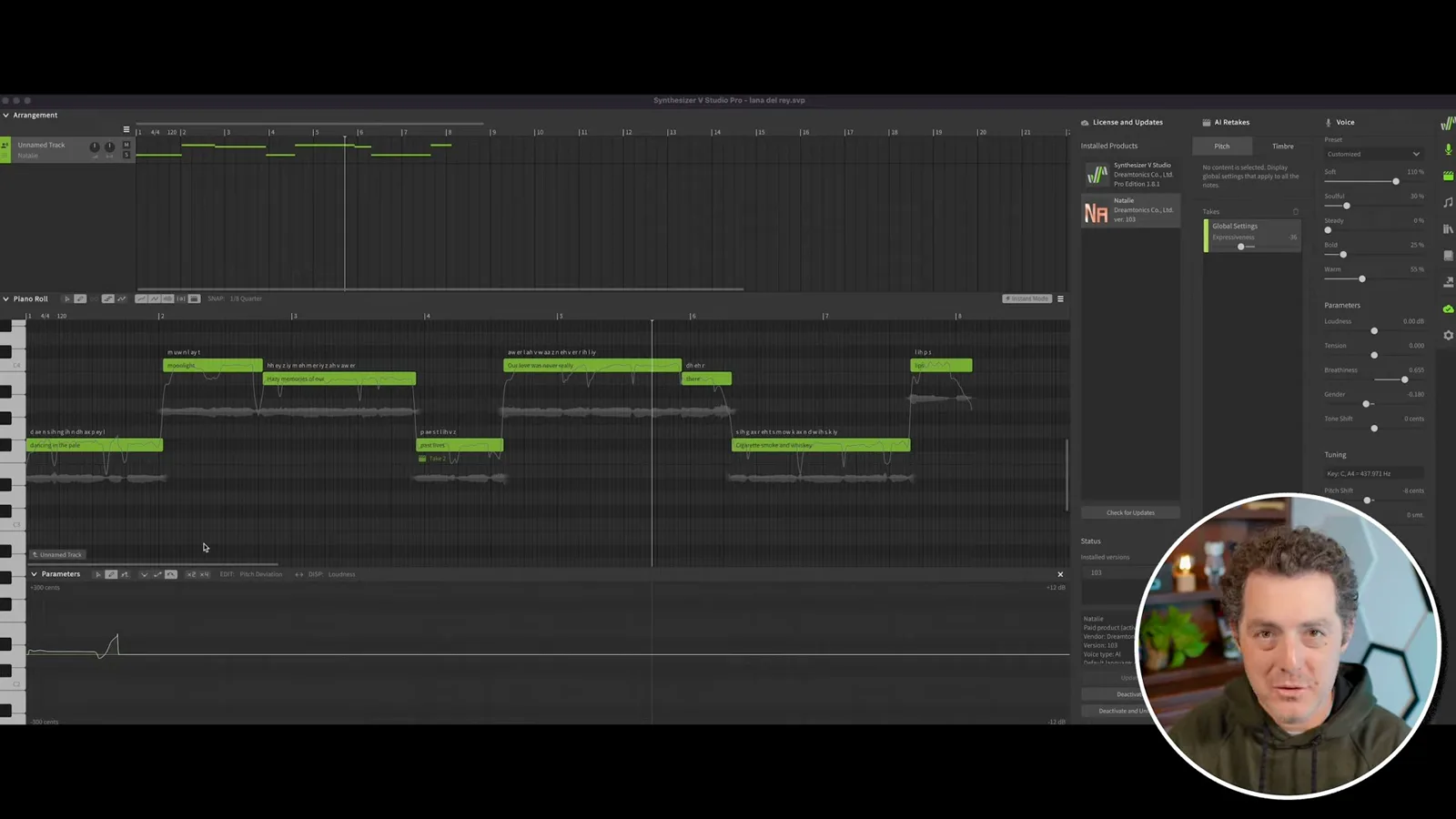 Synthesizer V editor
