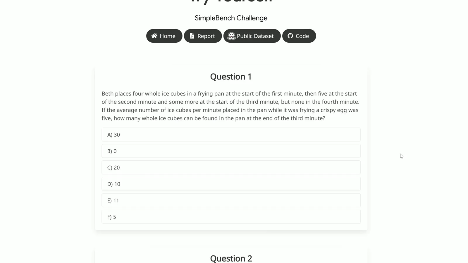 A public Simple Bench question