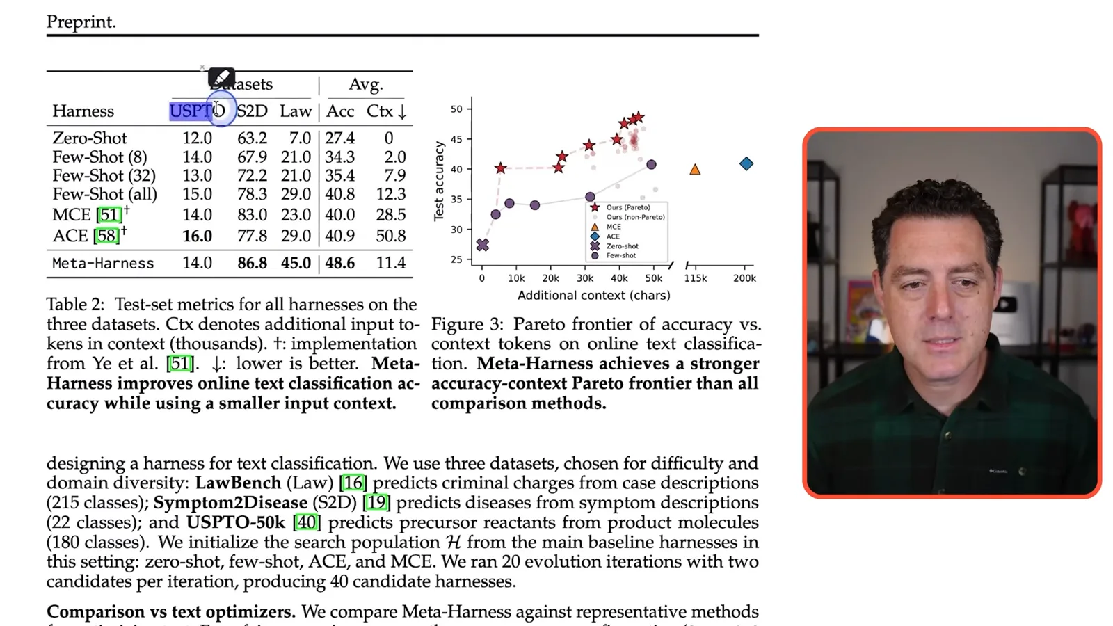 Classification accuracy and context