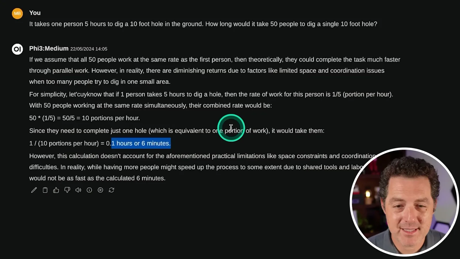 Digging question and practical constraints