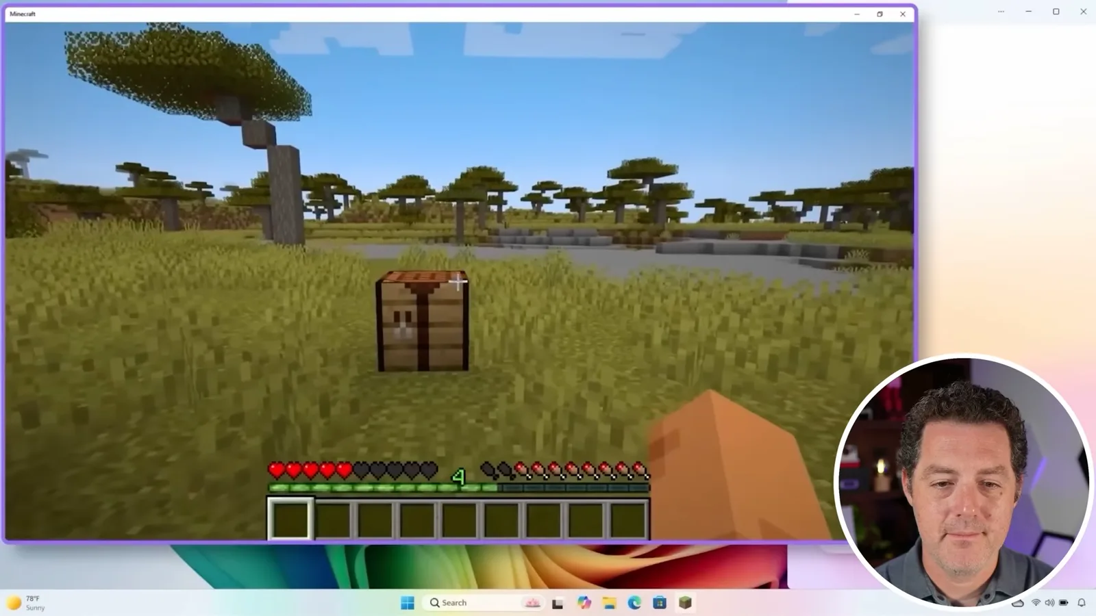 Minecraft assistant demonstration