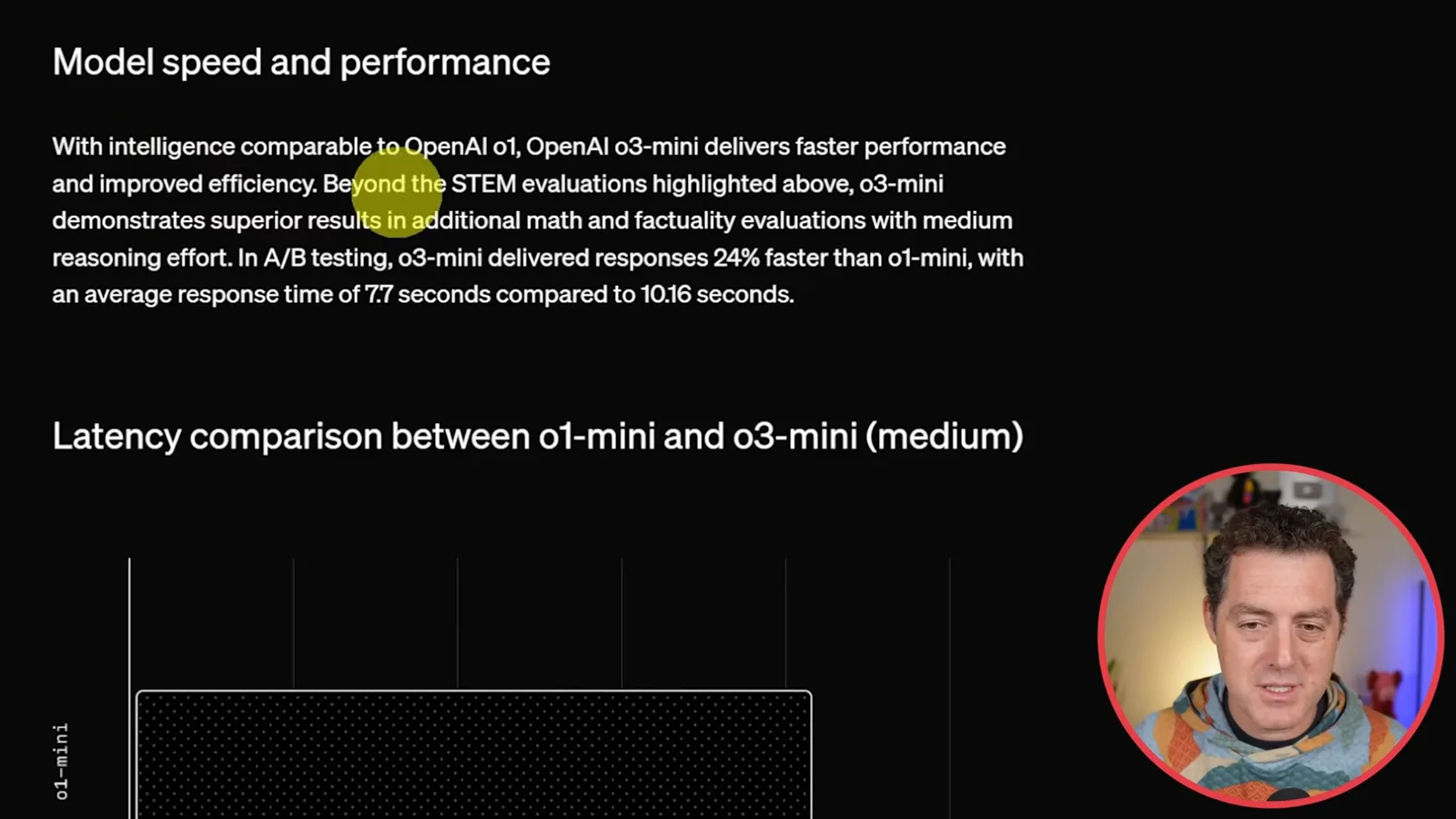 Reported response speed