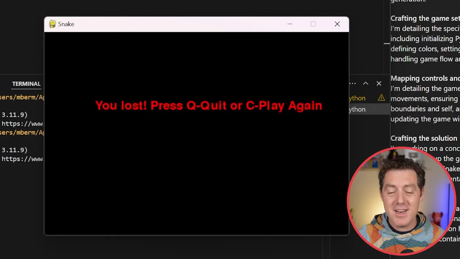 High-effort Snake game