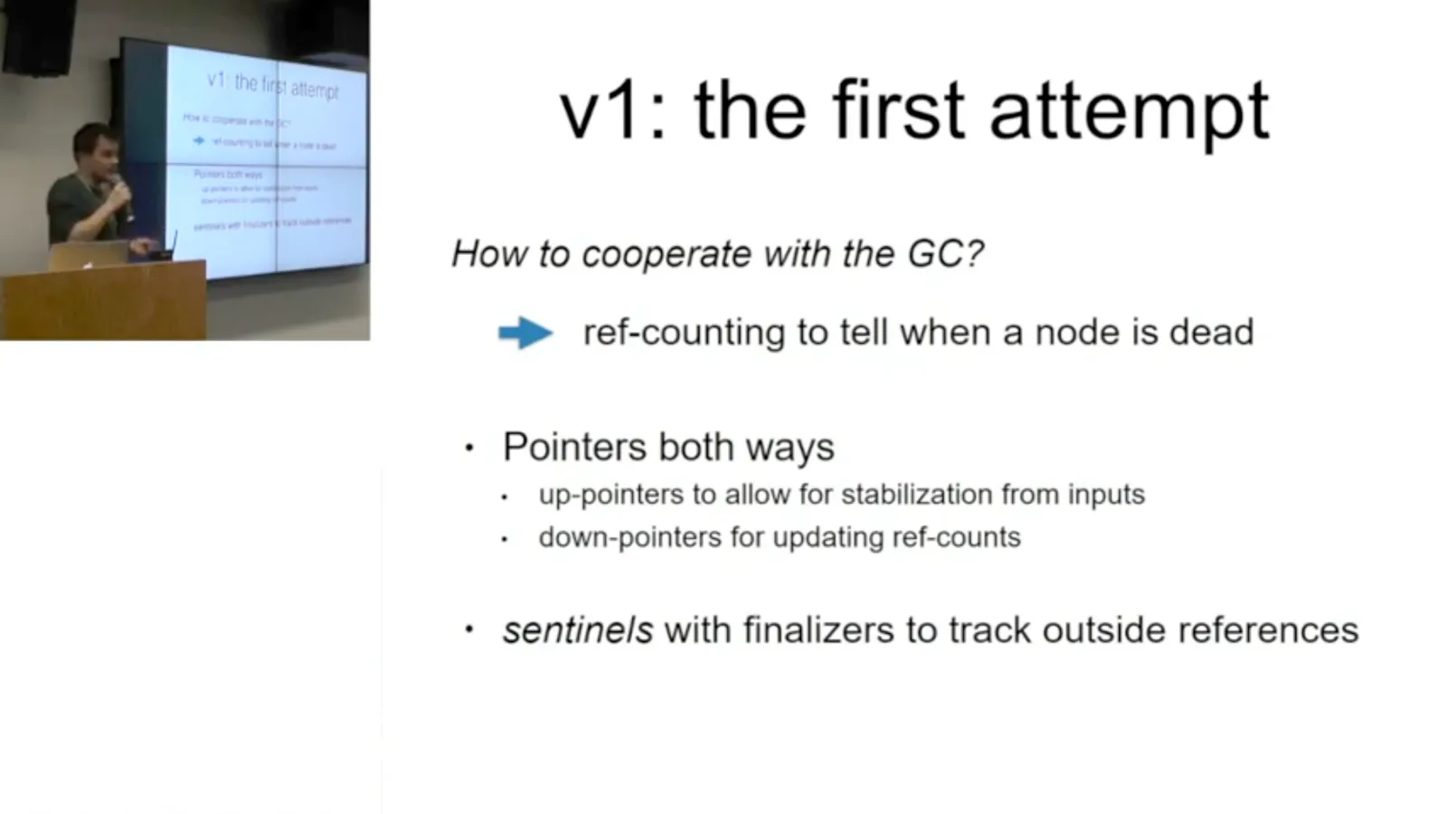 Cooperating with garbage collection