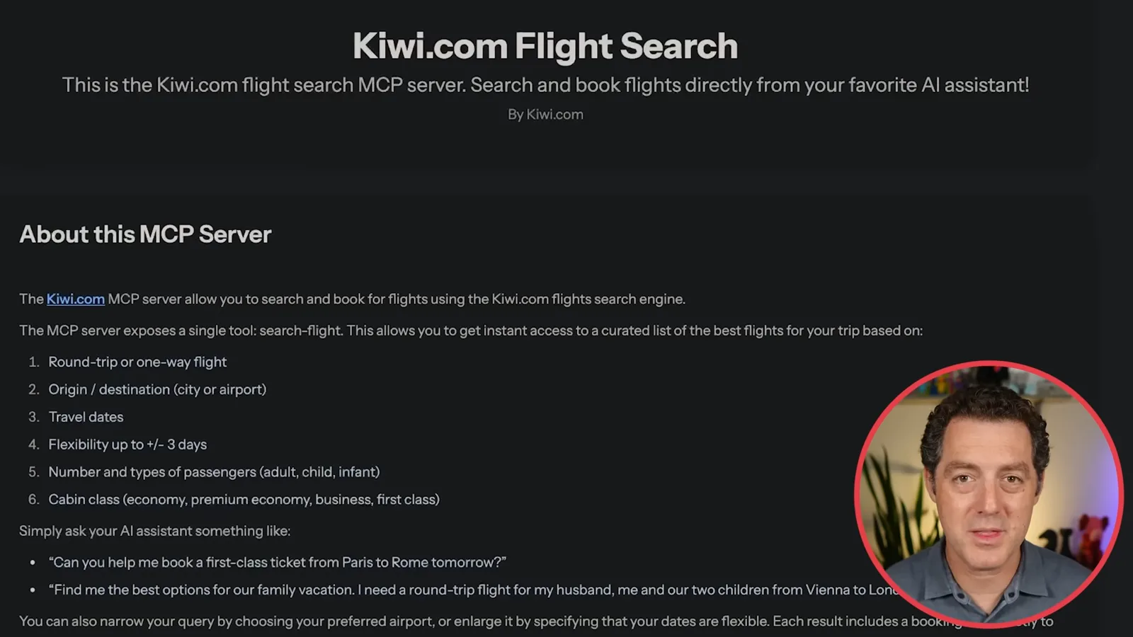 Flight-search MCP server