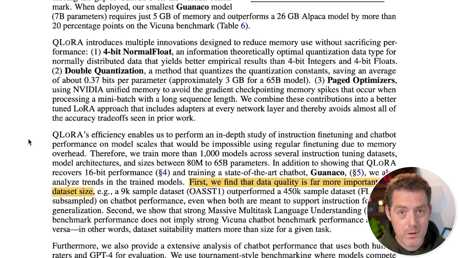Quantization and data quality