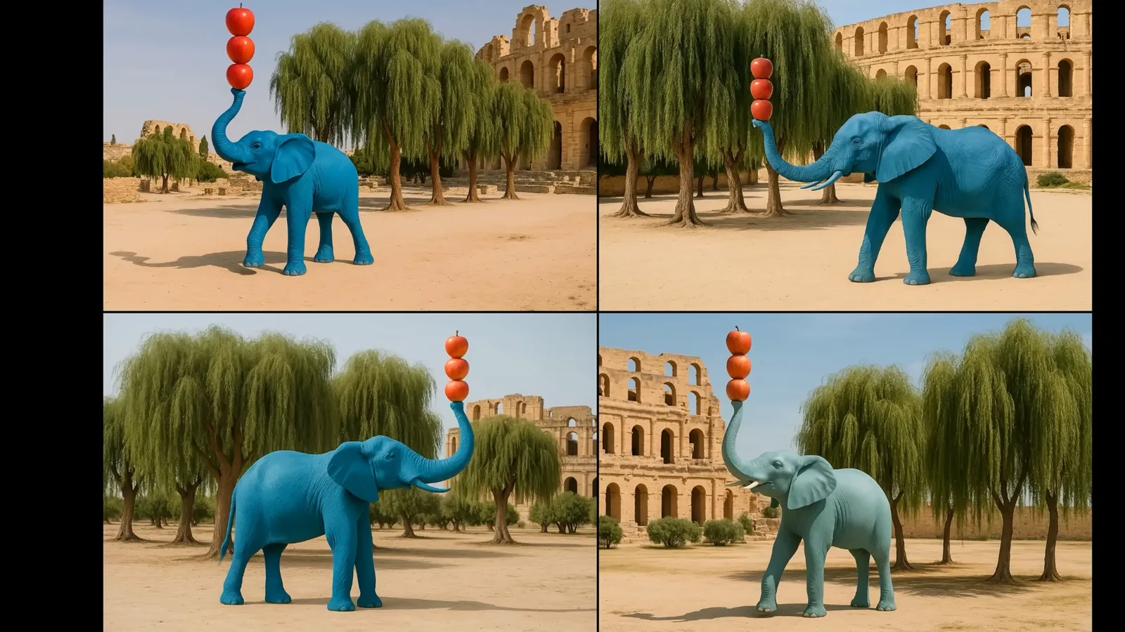 A detailed elephant prompt