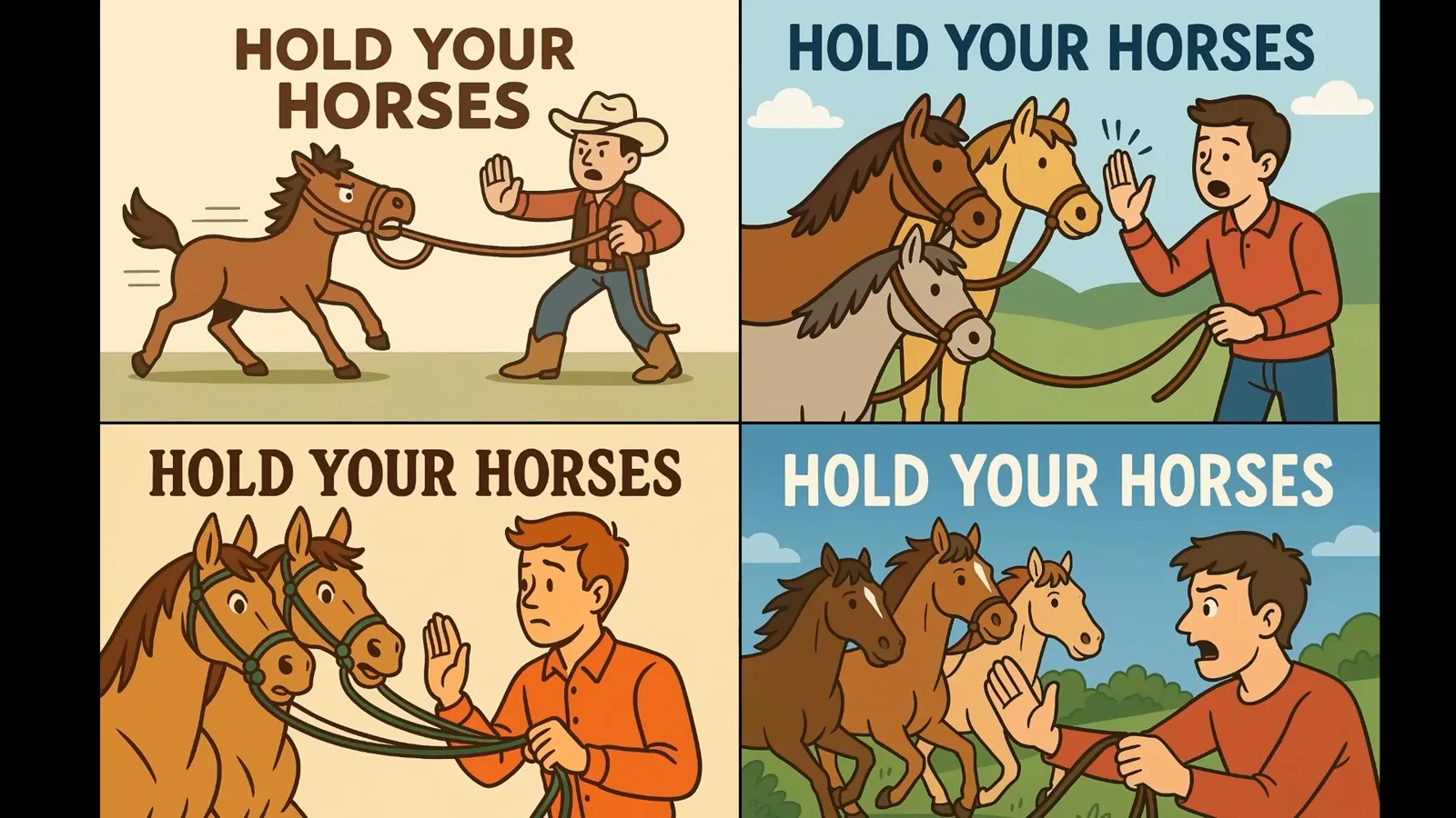 Illustrating an idiom