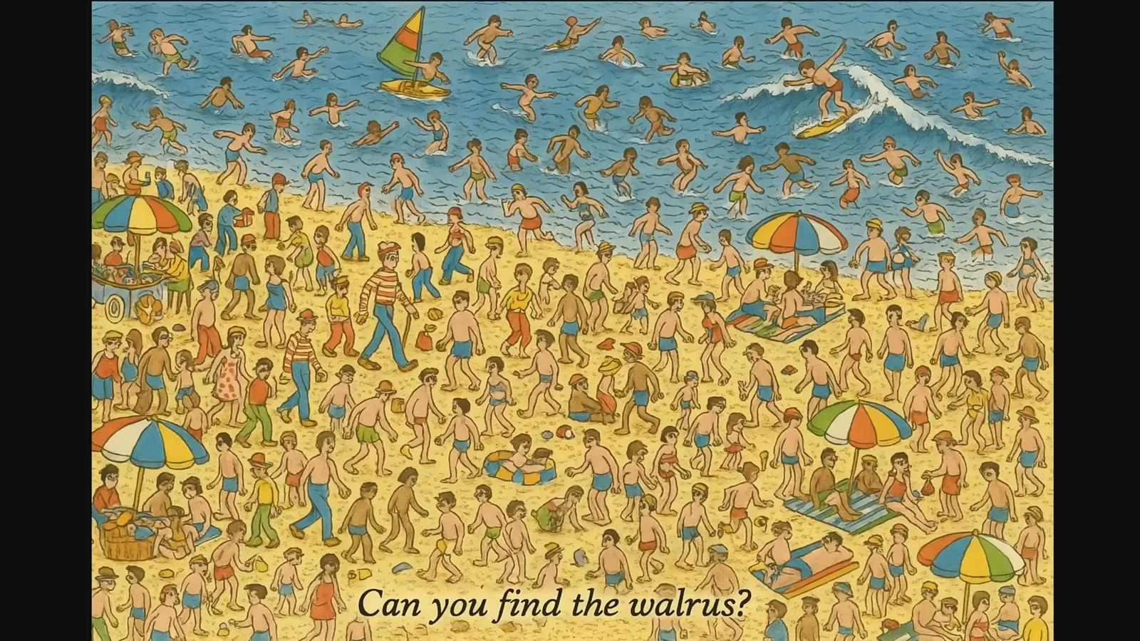 A visual search puzzle
