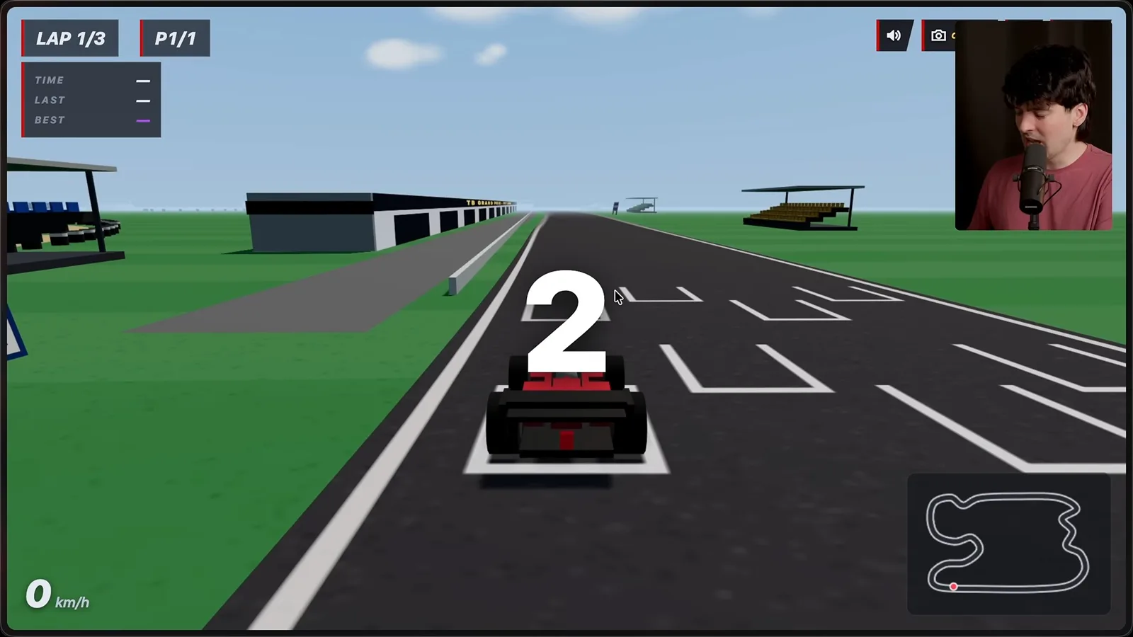 Team racing-game demonstration