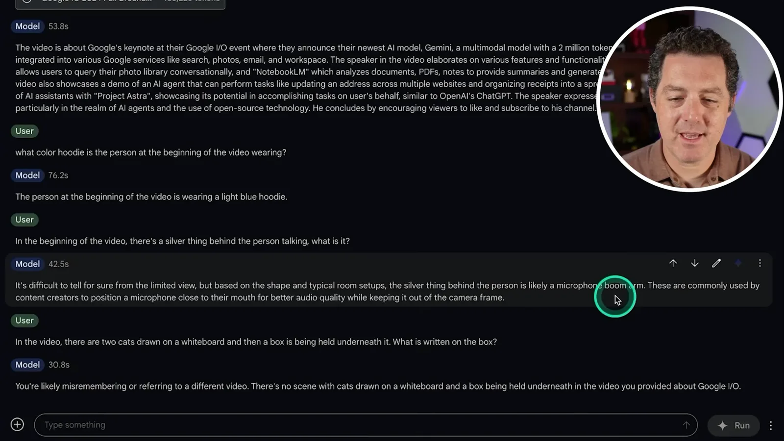 Specific visual questions