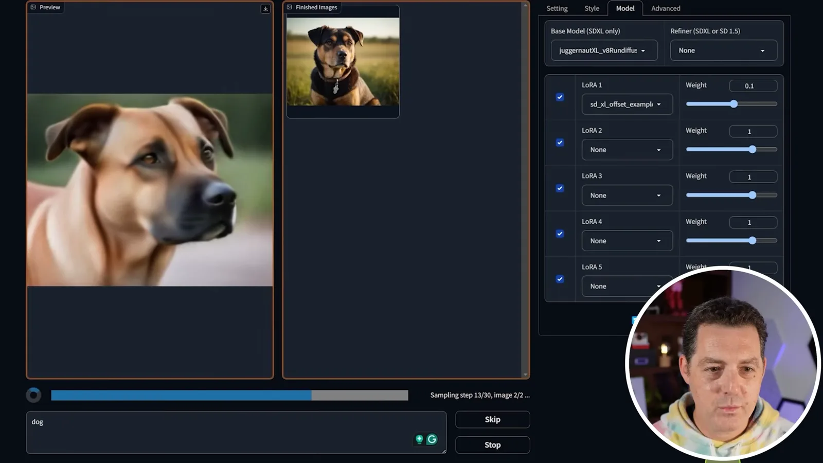 Local image generation in Fooocus