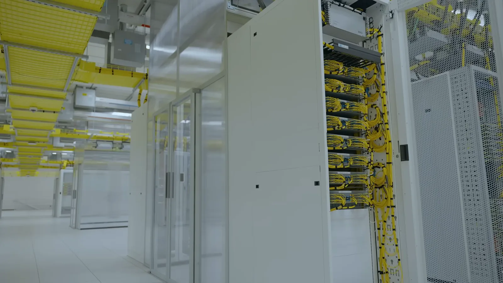 GPU racks and cabling
