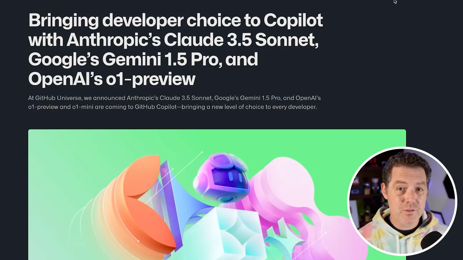 GitHub announces Copilot model choice