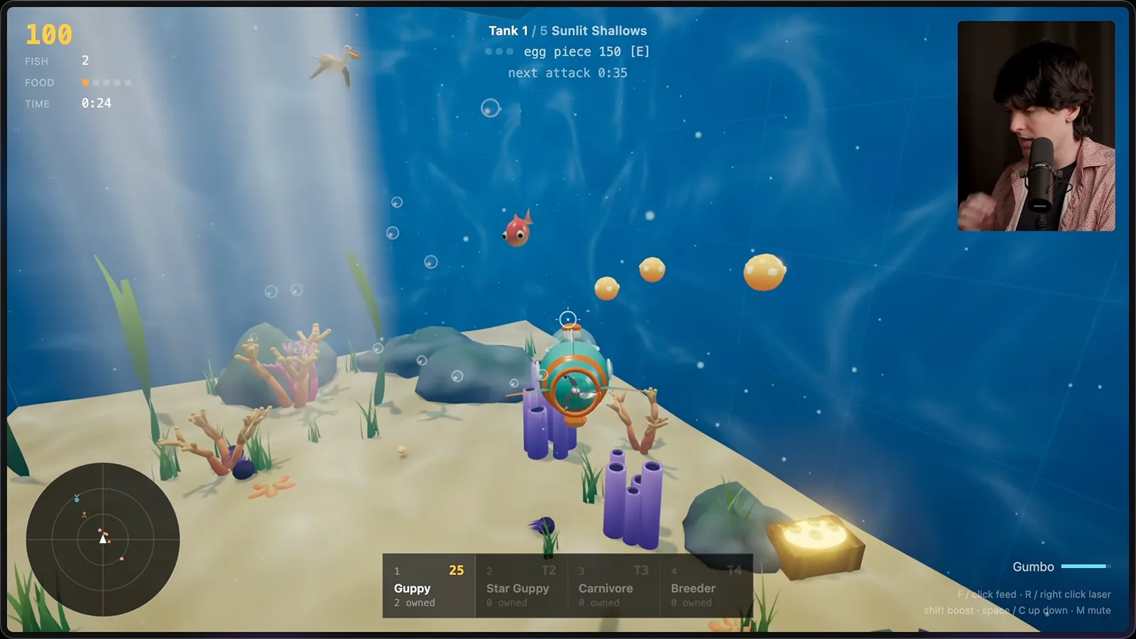 Sonnet’s generated fish game