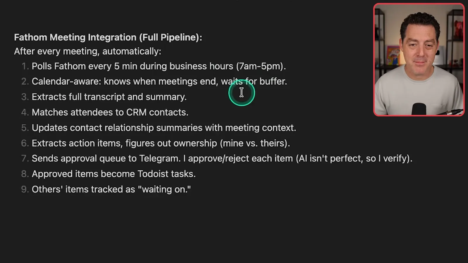 Meeting integration steps