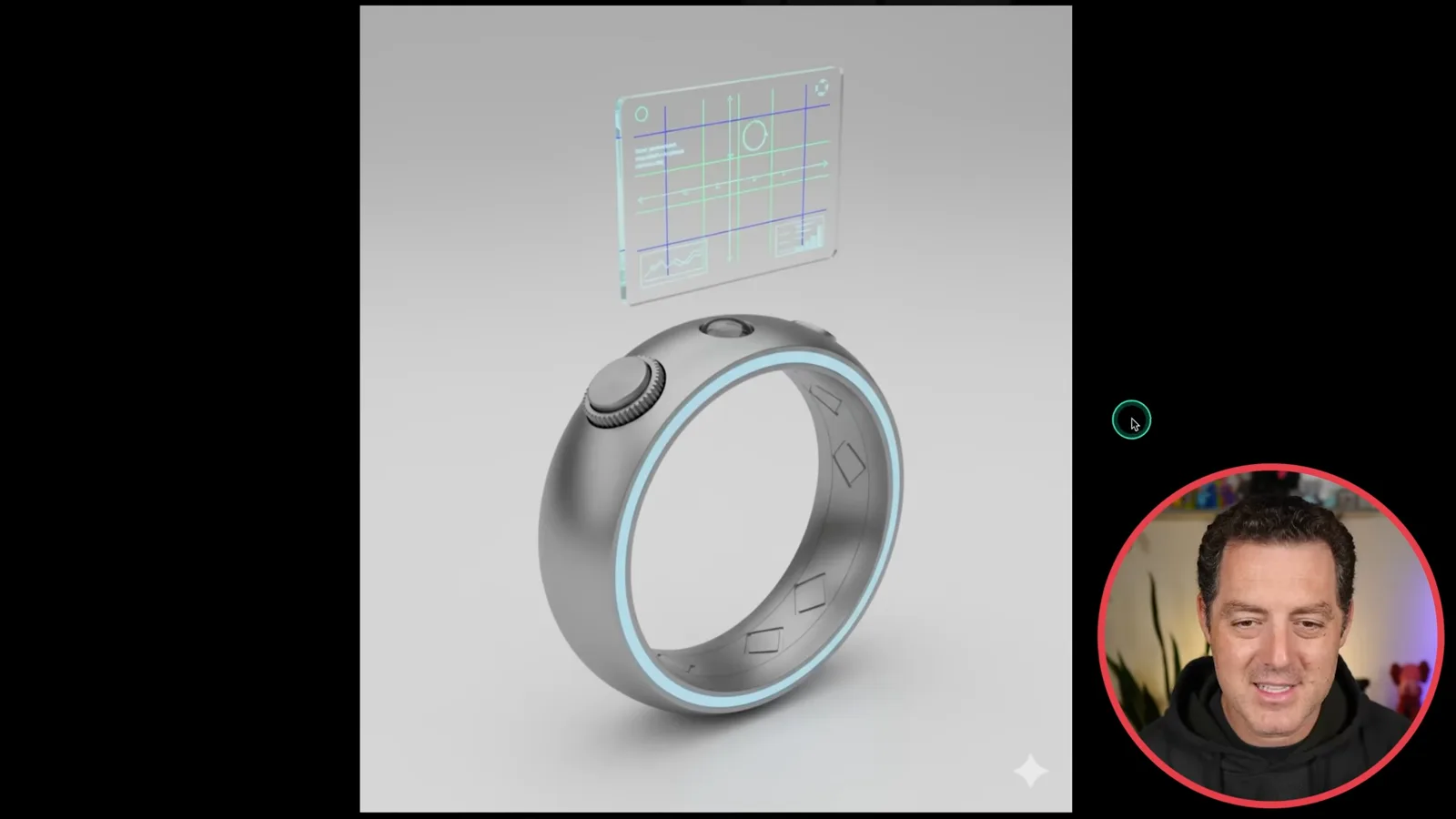 Ring concept from a sketch