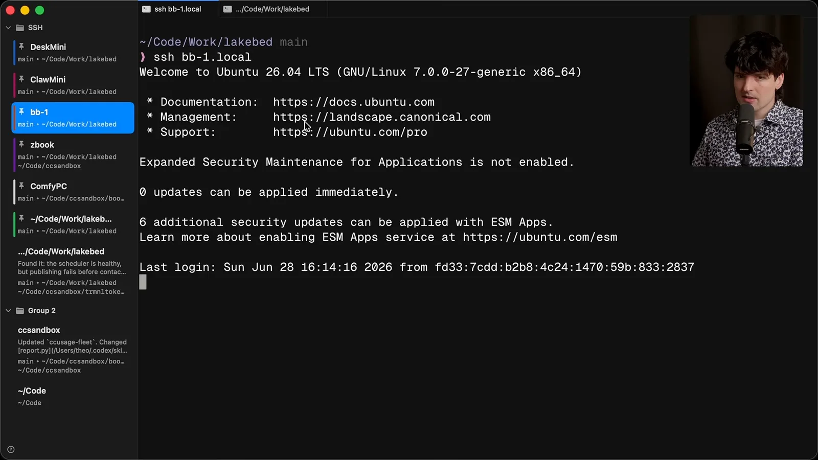 SSH access to the fleet