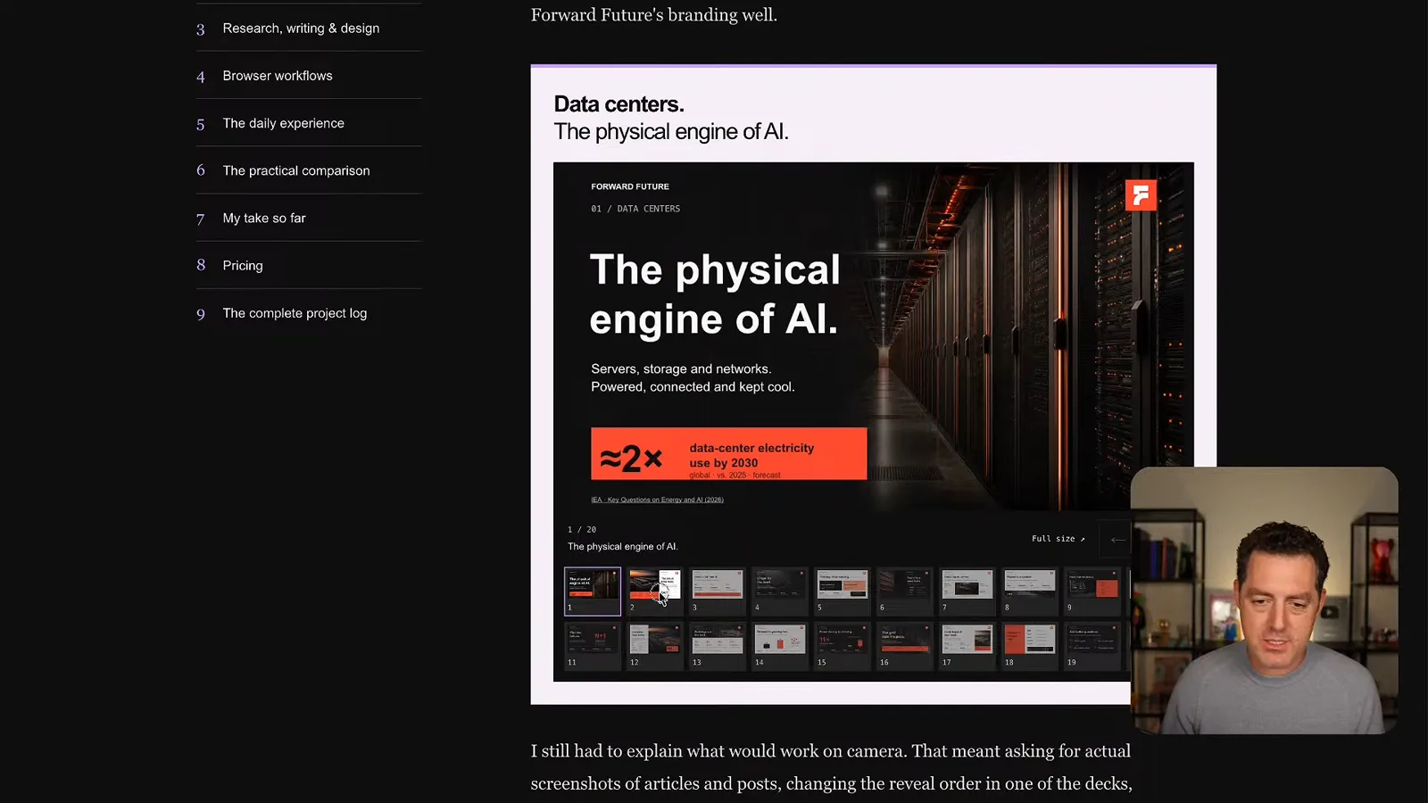 Data-center presentation