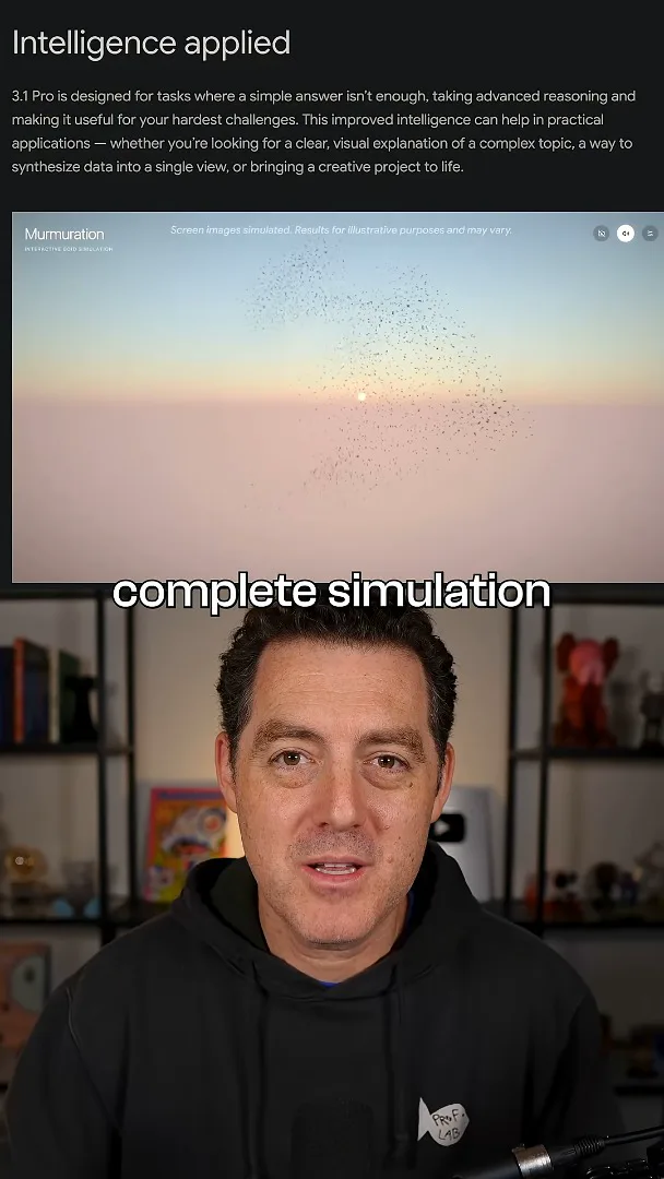 Flocking simulation example