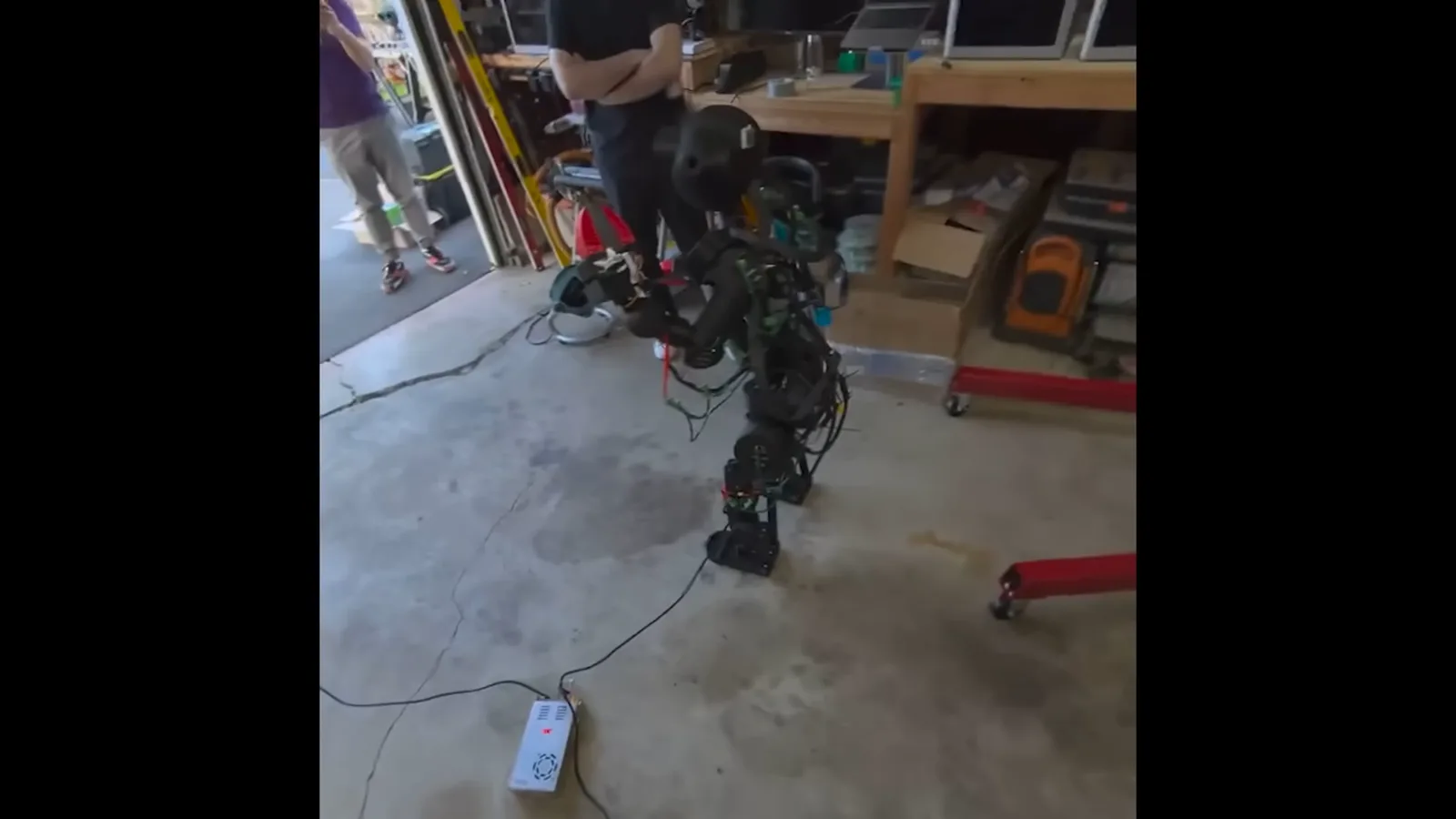 Garage-built robot prototype