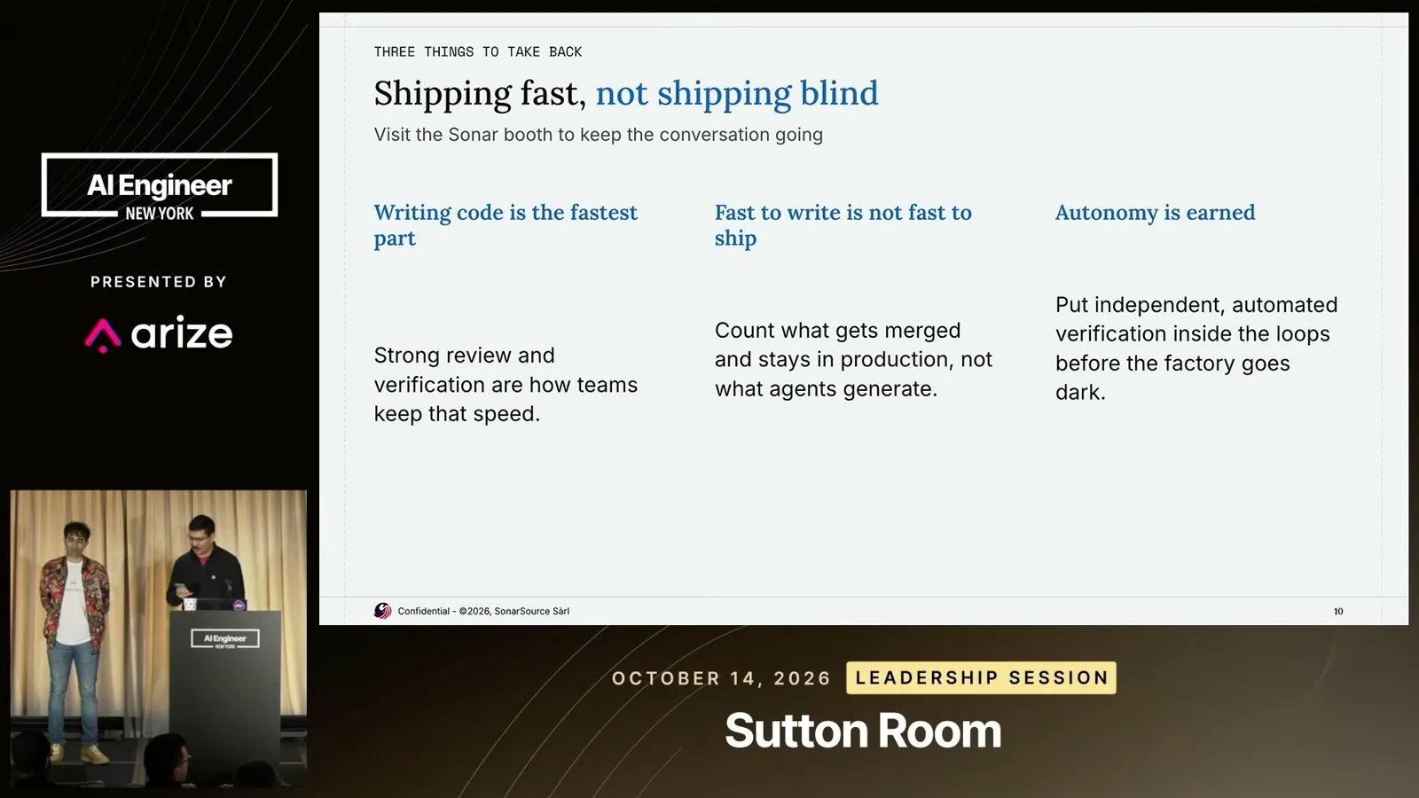Three takeaways for delivery