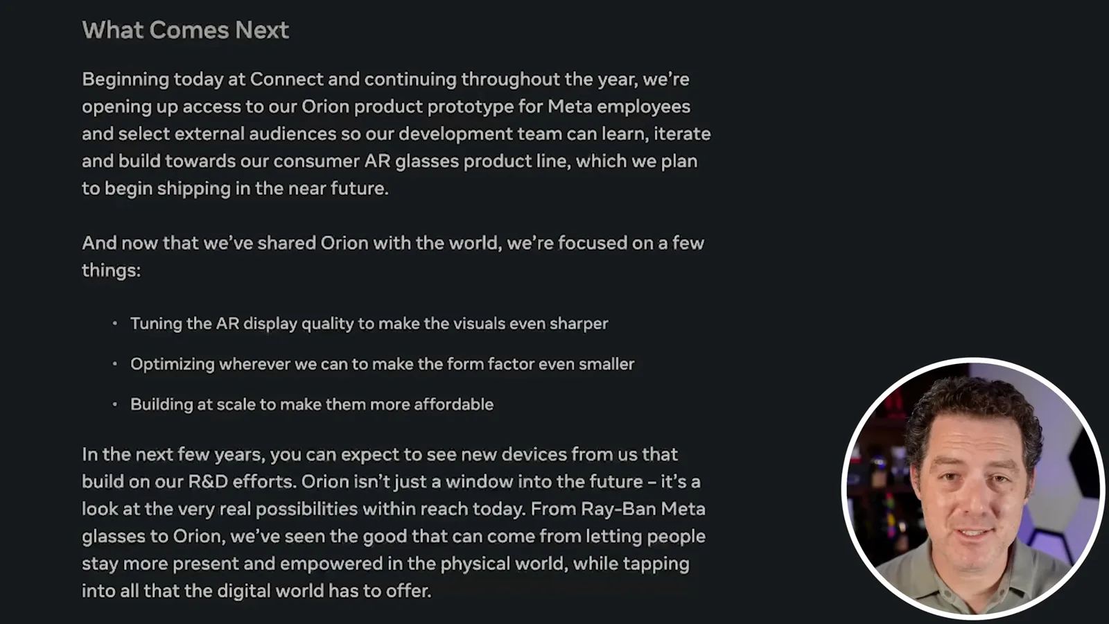 Orion’s prototype plans